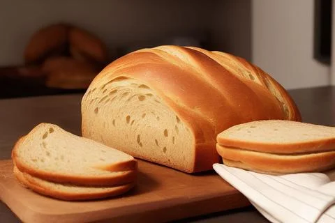 Different kinds of fresh bread as background. IA Tehnology Stock Illustration