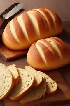 Different kinds of fresh bread as background. IA Tehnology Stock Illustration