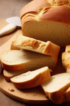 Different kinds of fresh bread as background. IA Tehnology Stock Illustration