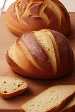 Different kinds of fresh bread as background. IA Tehnology Stock Illustration