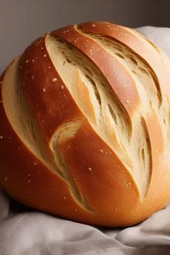 Different kinds of fresh bread as background. IA Tehnology Illustrazione stock