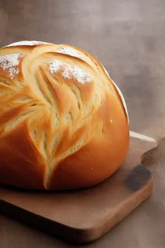 Different kinds of fresh bread as background. IA Tehnology Illustrazione stock