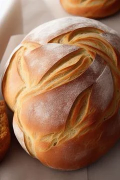 Different kinds of fresh bread as background. IA Tehnology Stock Illustration