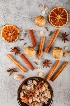 Different Kinds of Spices Stock Photos