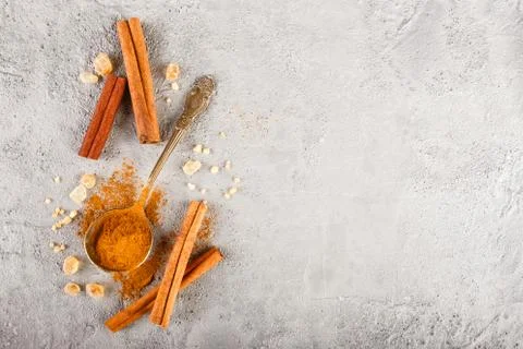 Different Kinds of Spices Stock Photos