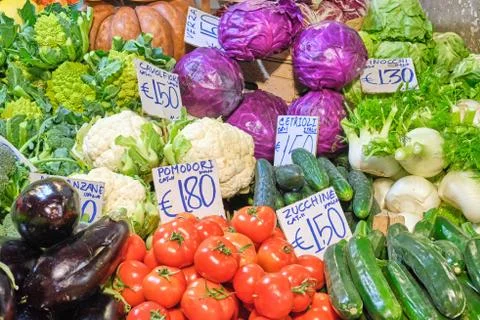 Different kinds of vegetables Stock Photos