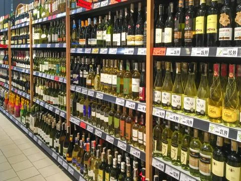 Different kinds of wine Stock Photos