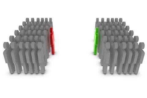 Different leadership イラスト素材