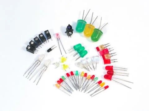 Different LEDs Stock Photos