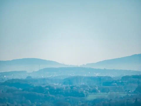 The different levels of the landscape Stock Photos