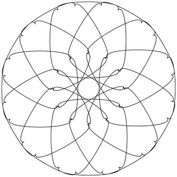 Different linear geometric objects. Random intersecting lines forming abstrac 스톡 일러스트