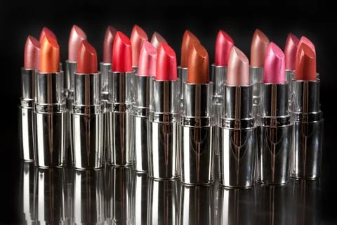 Different Lipstick Stock Photos