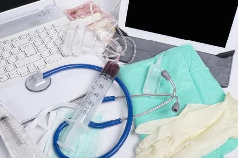 Different medicals instruments Stock Photos