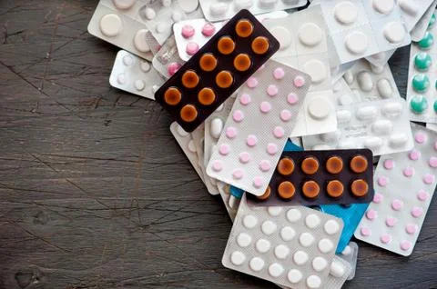 Different medication Stock Photos