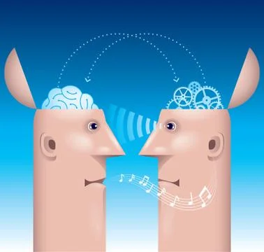 Different mind Stock-Illustration