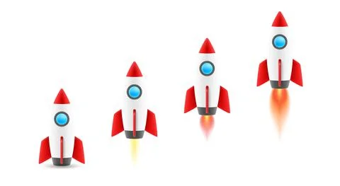 Different modern computers monitors with blank screen. Objects isolated on wh イラスト素材