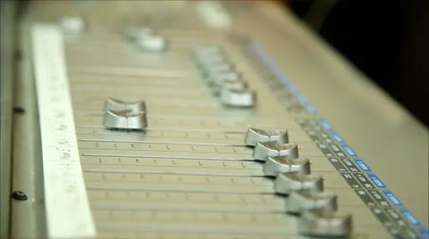 Different modes of audio console Stock Footage 25194543