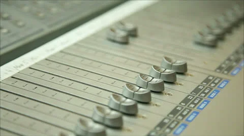 Different modes of sound console Stock Footage 25194520