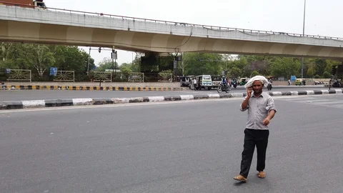 Different modes of transportation in India Stock Footage 112876037