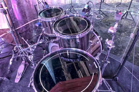 Different musical instruments Stock Photos