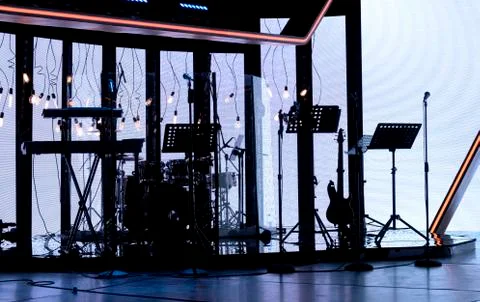 Different musical instruments Stock Photos