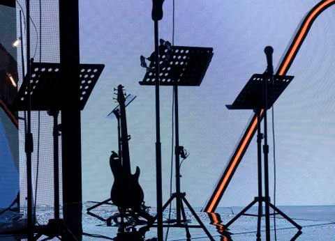 Different musical instruments Stock Photos