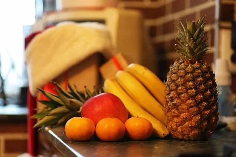 Different objects on a kitchen Stock Photos