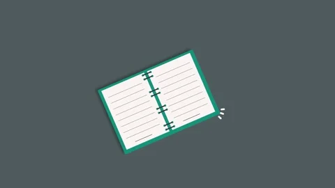 Different office supplies appear on the desktop Stock Footage 137217807