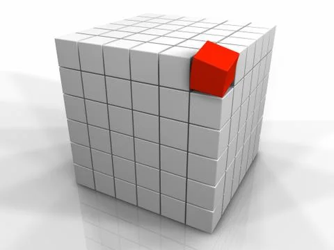 Different one Stock Illustration