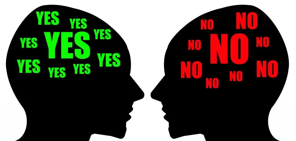 Different opinion Stock Illustration