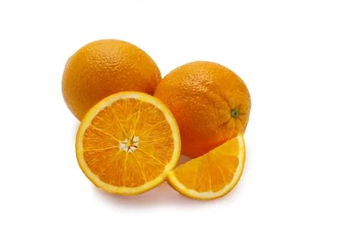 Different orange slices Stock Photos