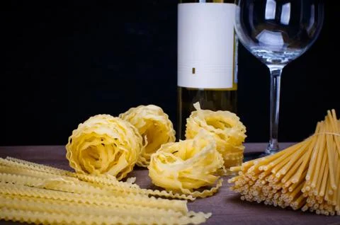 Different pasta Stock Photos