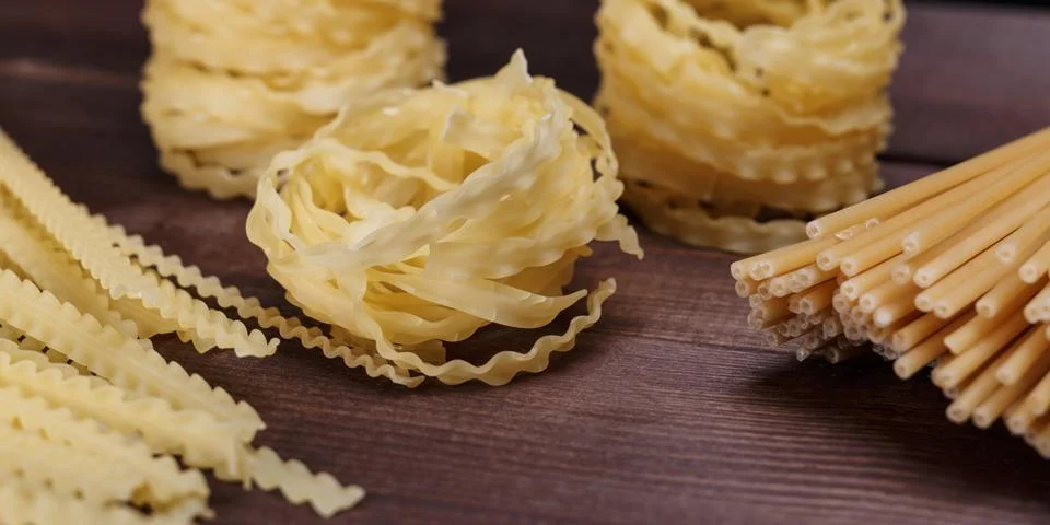 Different pasta Stock Photos
