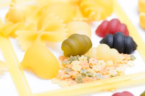 Different pastas 写真素材