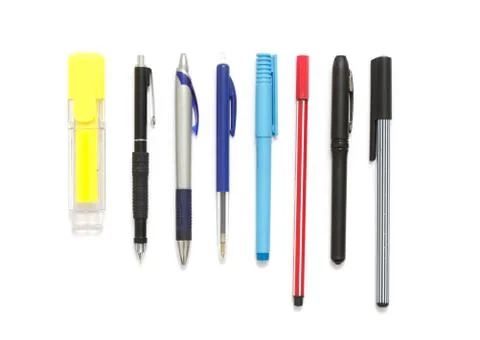 Different pens Stock Photos
