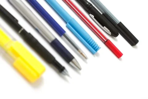 Different pens Stock Photos
