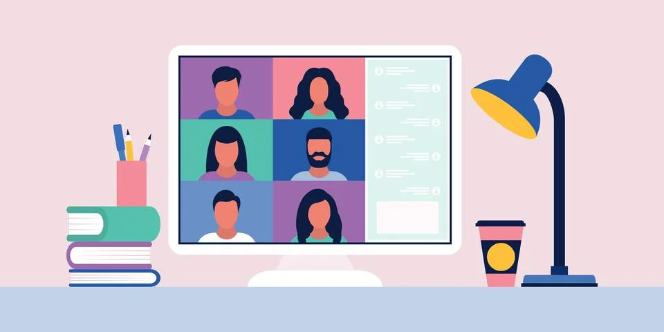 Different People Stock Illustration