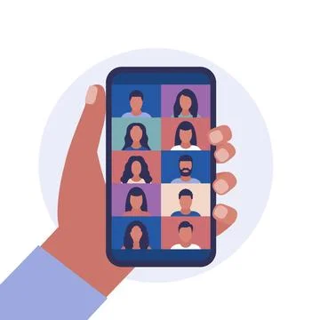 Different People Stock Illustration