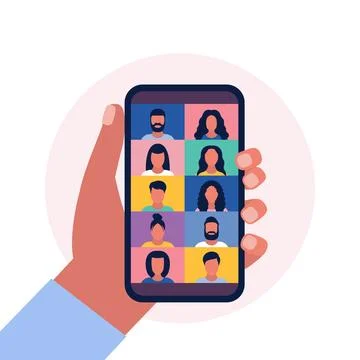 Different People Stock Illustration
