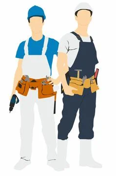 Different people occupation worker Stock Illustration