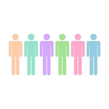 Different people, Social community vector flat illustration Stock Illustration