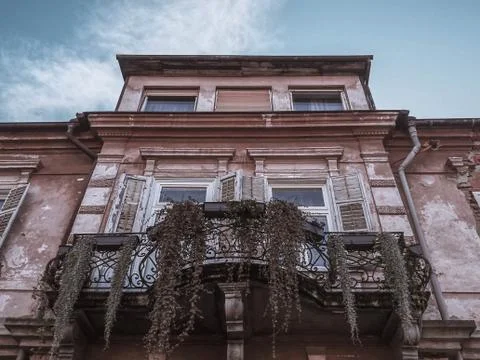 Different perspective of an old building 库存照片