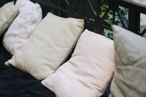 Different pillows Stock Photos