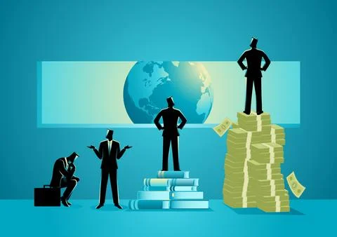 Different point of view Stock Illustration