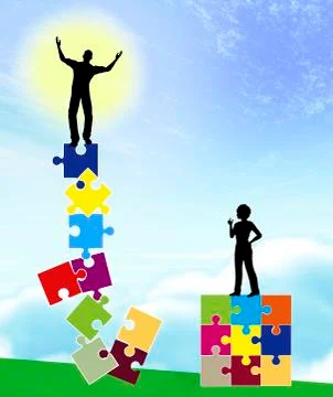 Different Realities 스톡 일러스트