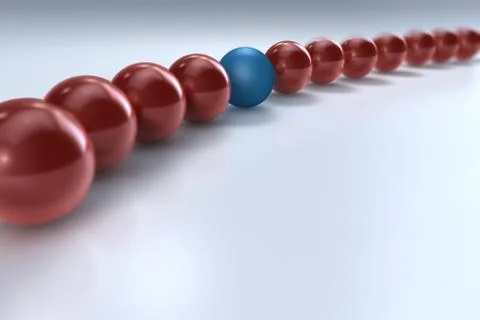 Different red ball Stock Illustration