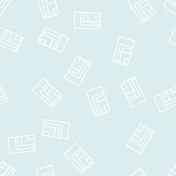 Different resolution and diagonal computer monitor line seamless pattern Stock Illustration