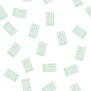 Different resolution and diagonal computer monitor glyph seamless pattern イラスト素材