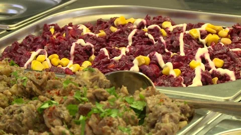 Different salades Stock-Footage 308864087