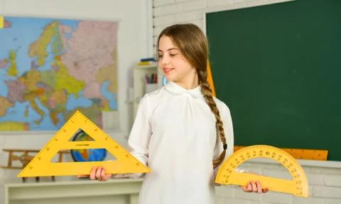 Different school elements. stationery in autumn school time. Back to school Stock Photos